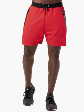 Action Mesh Short - Red