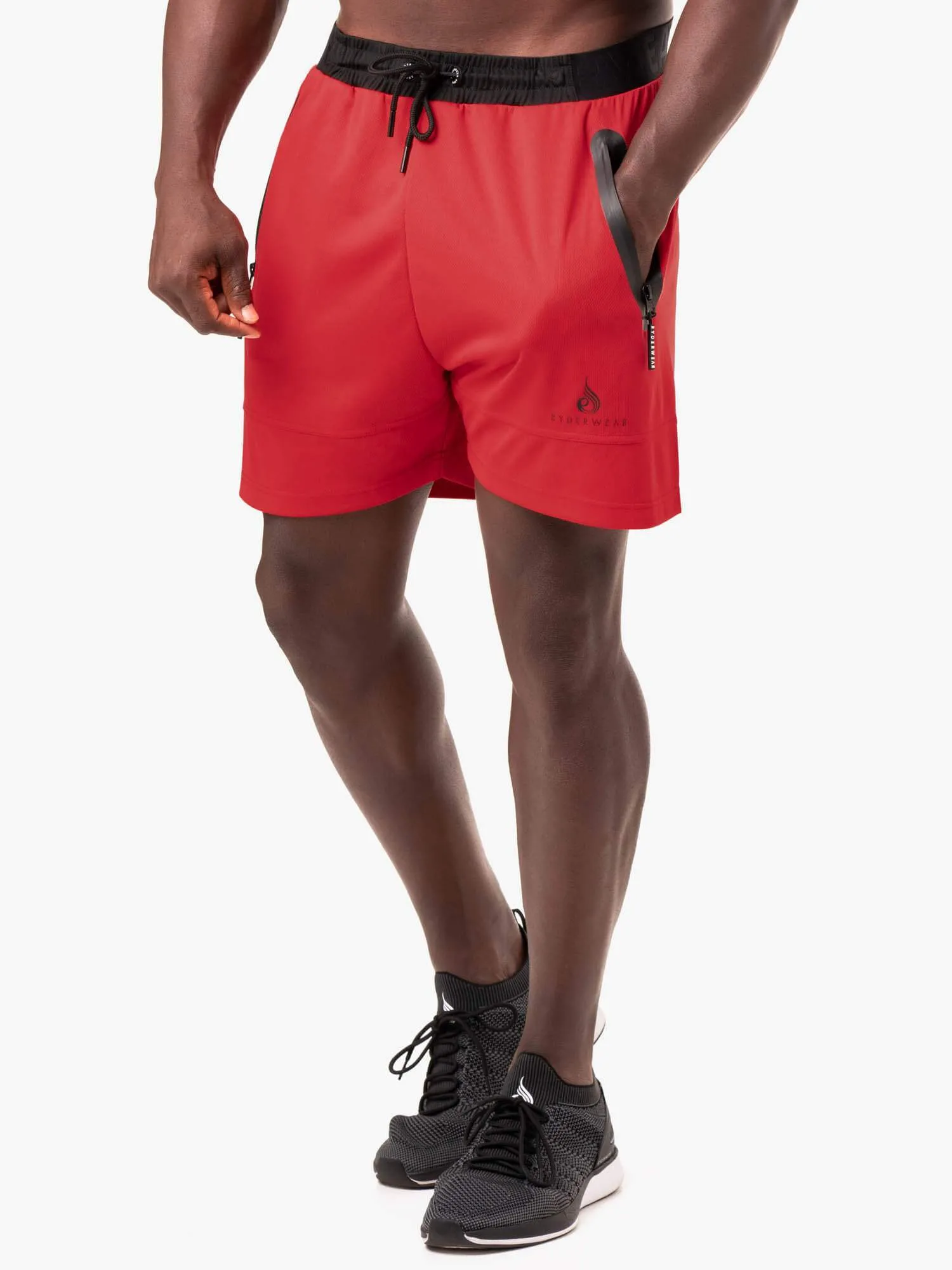 Action Mesh Short - Red