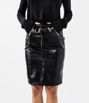 Anaïs Skirt in Japanese Plongé Leather