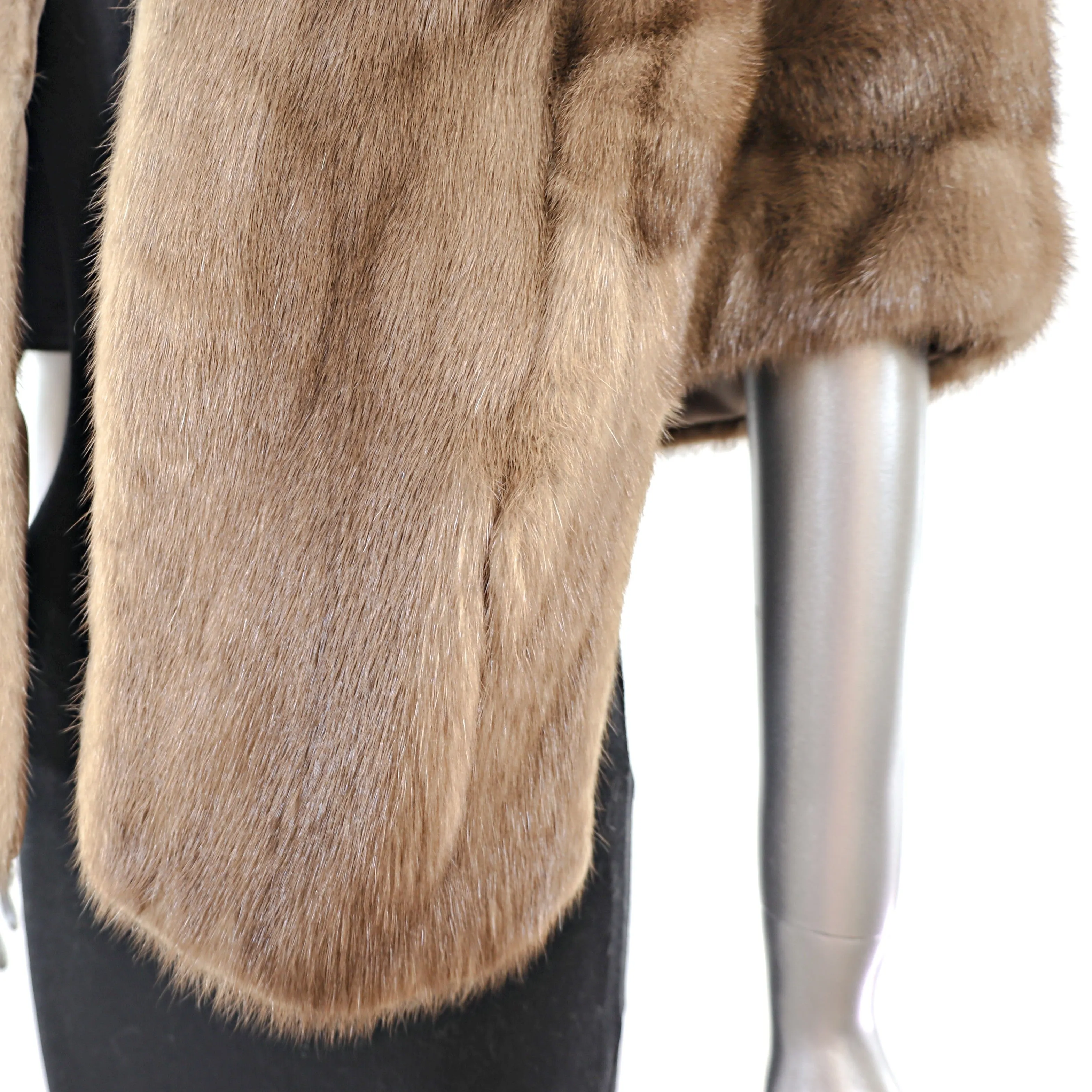 Autumn Haze Mink Stole- Size Free