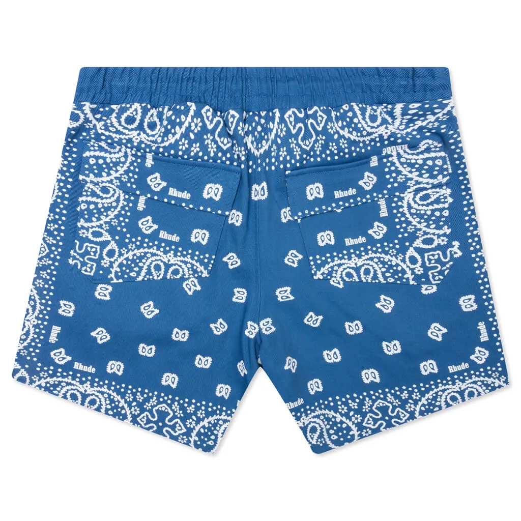 Bandana Shorts - Marine Blue