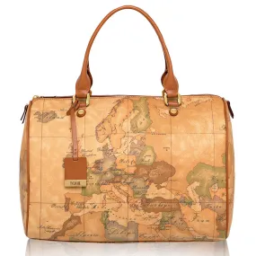 Borsa Donna 1A Classe Alviero Martini Bauletto Grande stampa Geo Classic D081