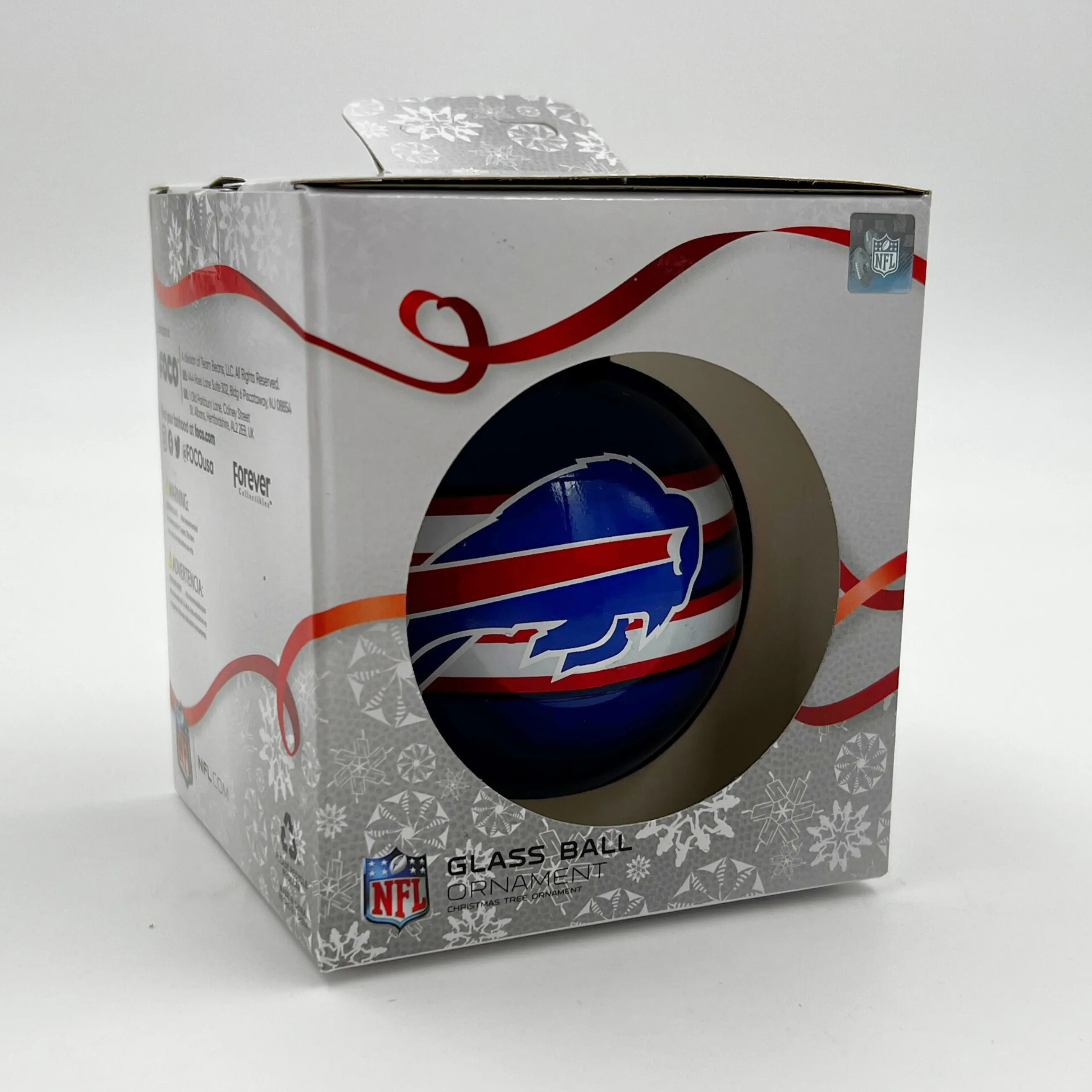 Buffalo Bills Glass Ball Ornament