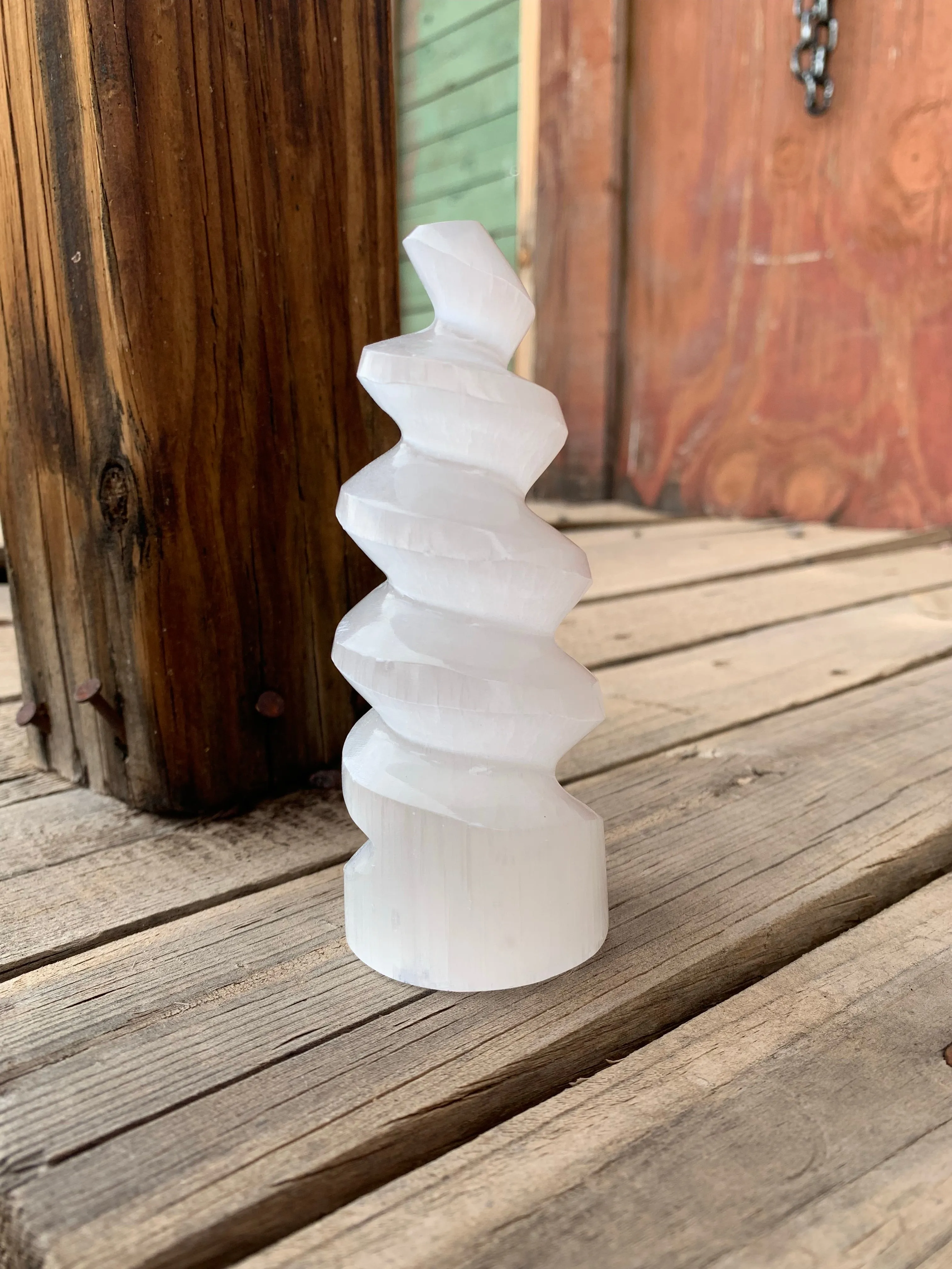 Carved Selenite