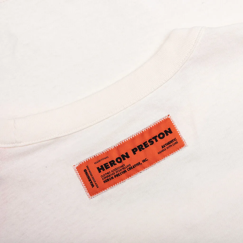 Censored S/S Tee - White/Light