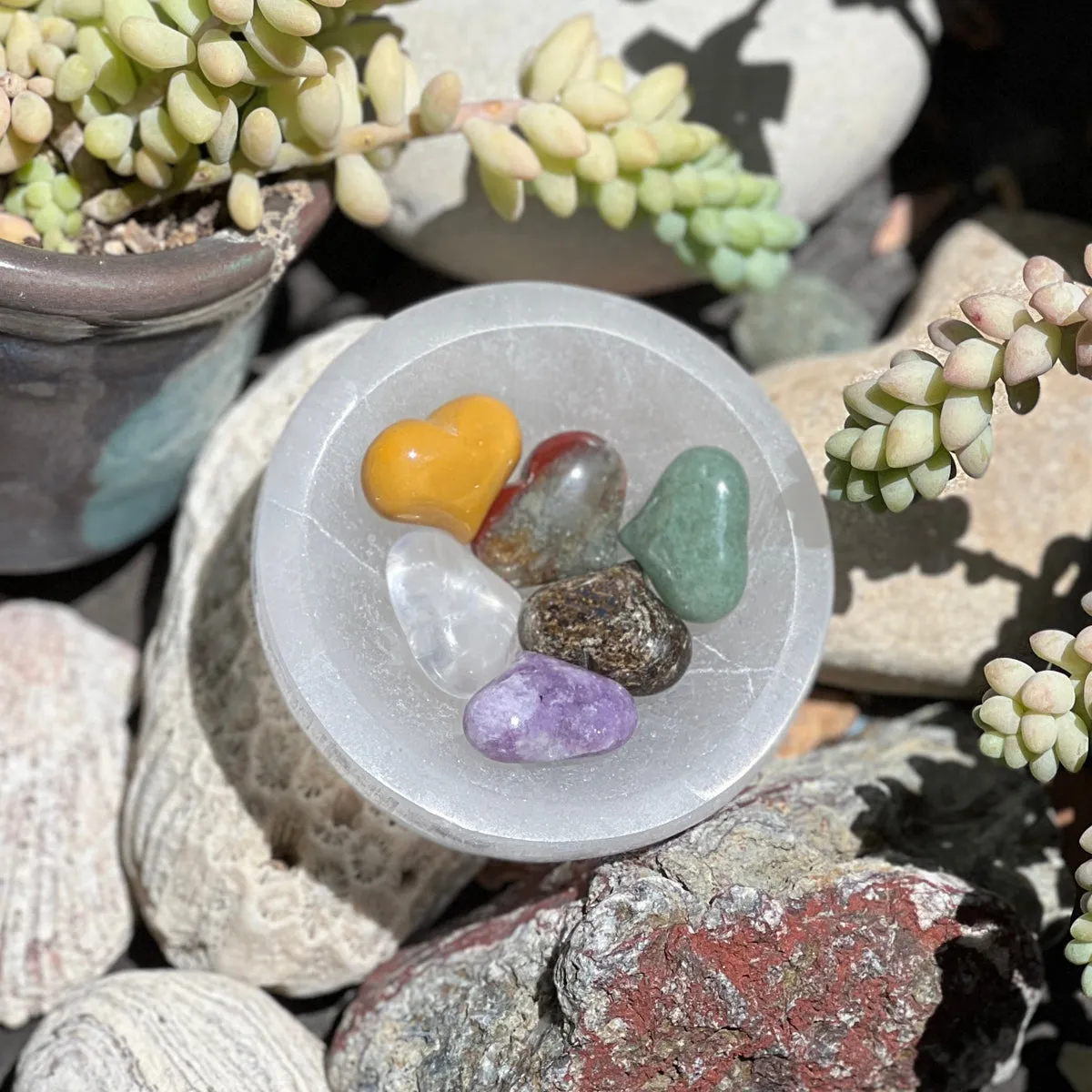 Clear Crystal Heart Shaped Healing Gemstone to Amplify Your Energy