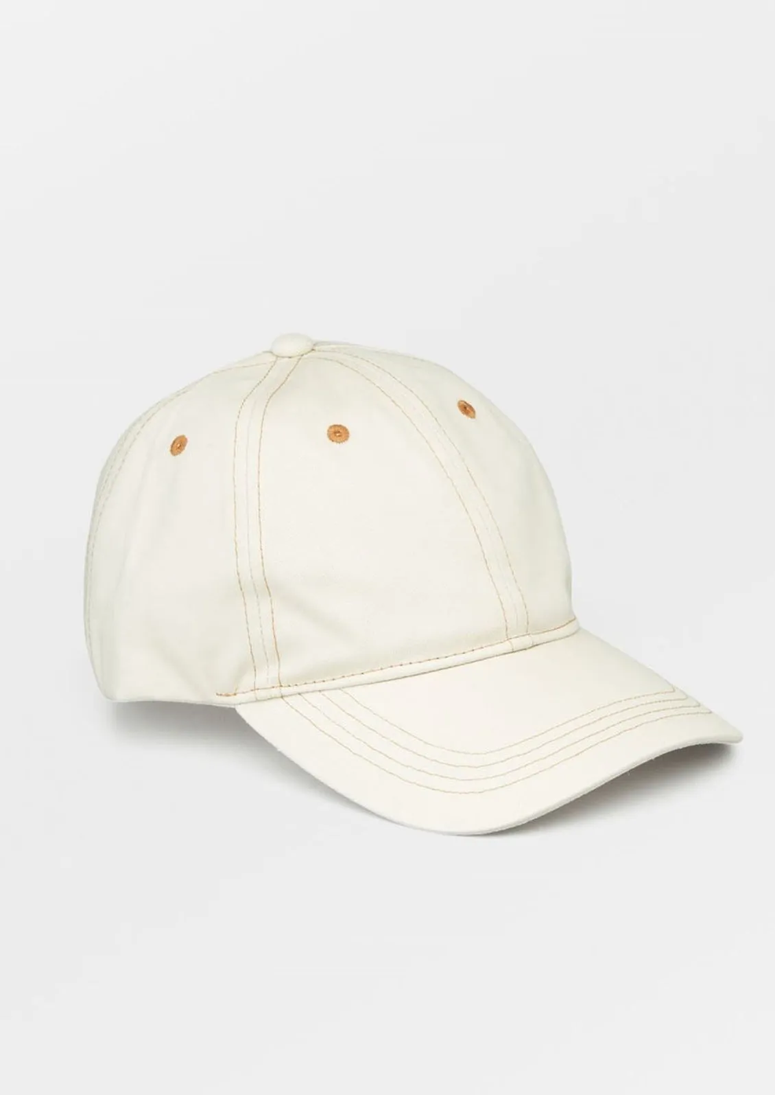 Contrast Stitch Cap