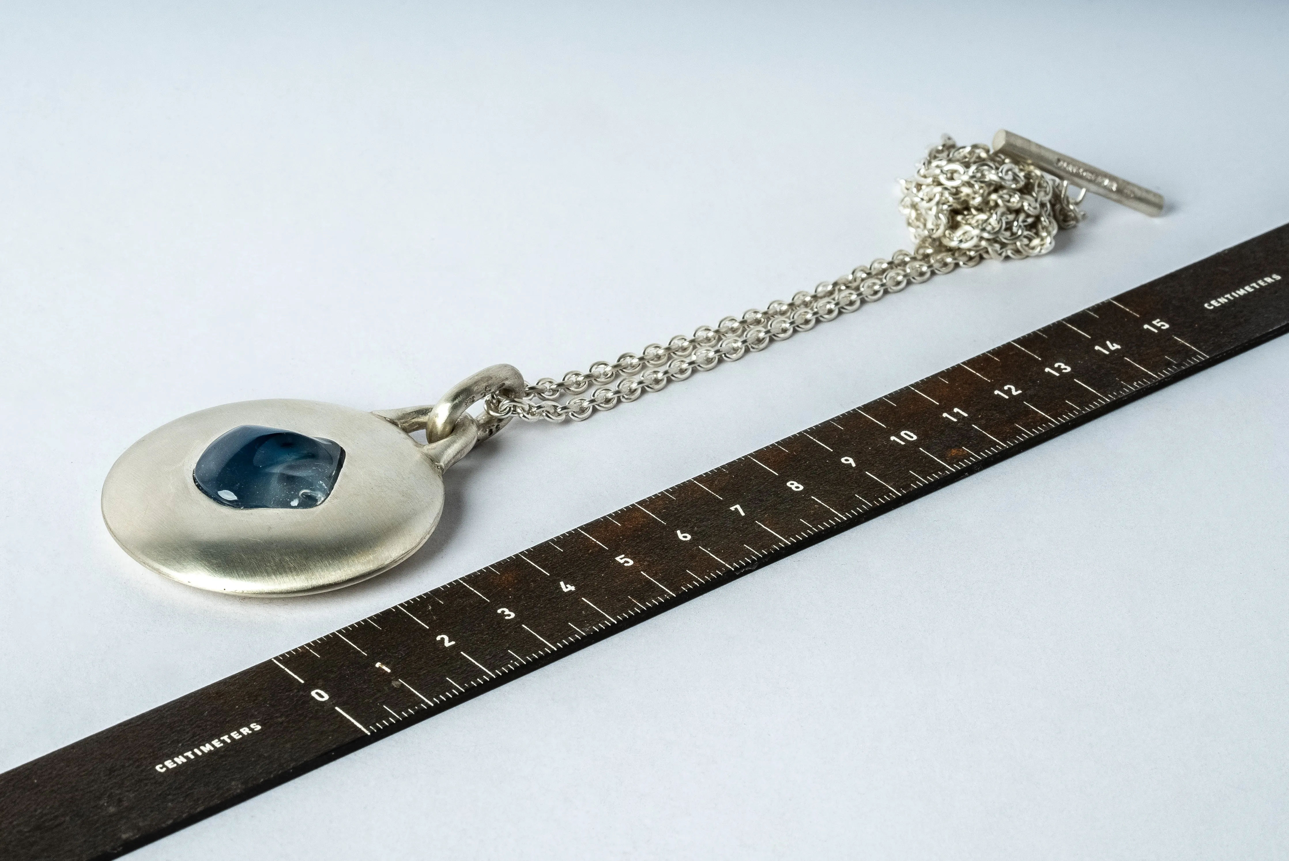 Disk Necklace (45mm, Opal, MA OPL)