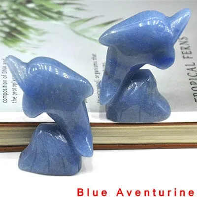 Dolphin Healing Crystal Figurine