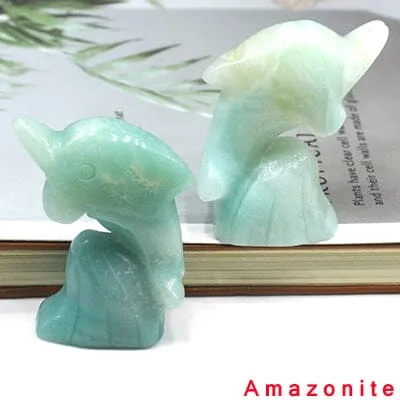 Dolphin Healing Crystal Figurine