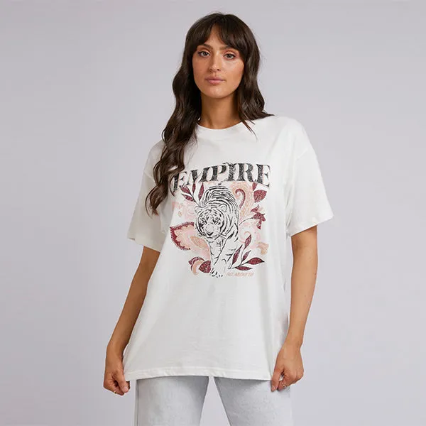 Empire Oversized Tee - White