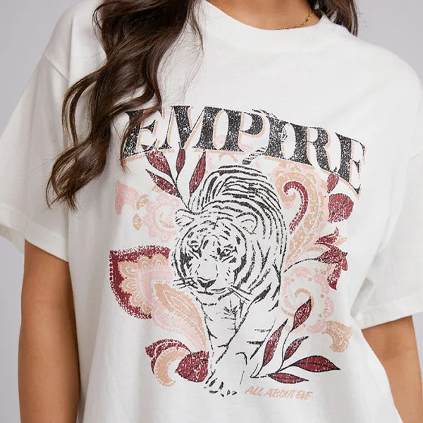 Empire Oversized Tee - White