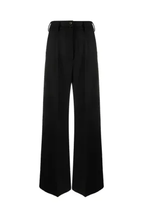 Etro Wool Palazzo Pants - Black