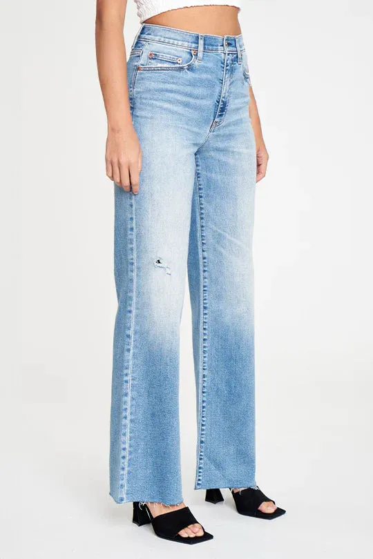 Far Out High Rise Wide Leg Jean