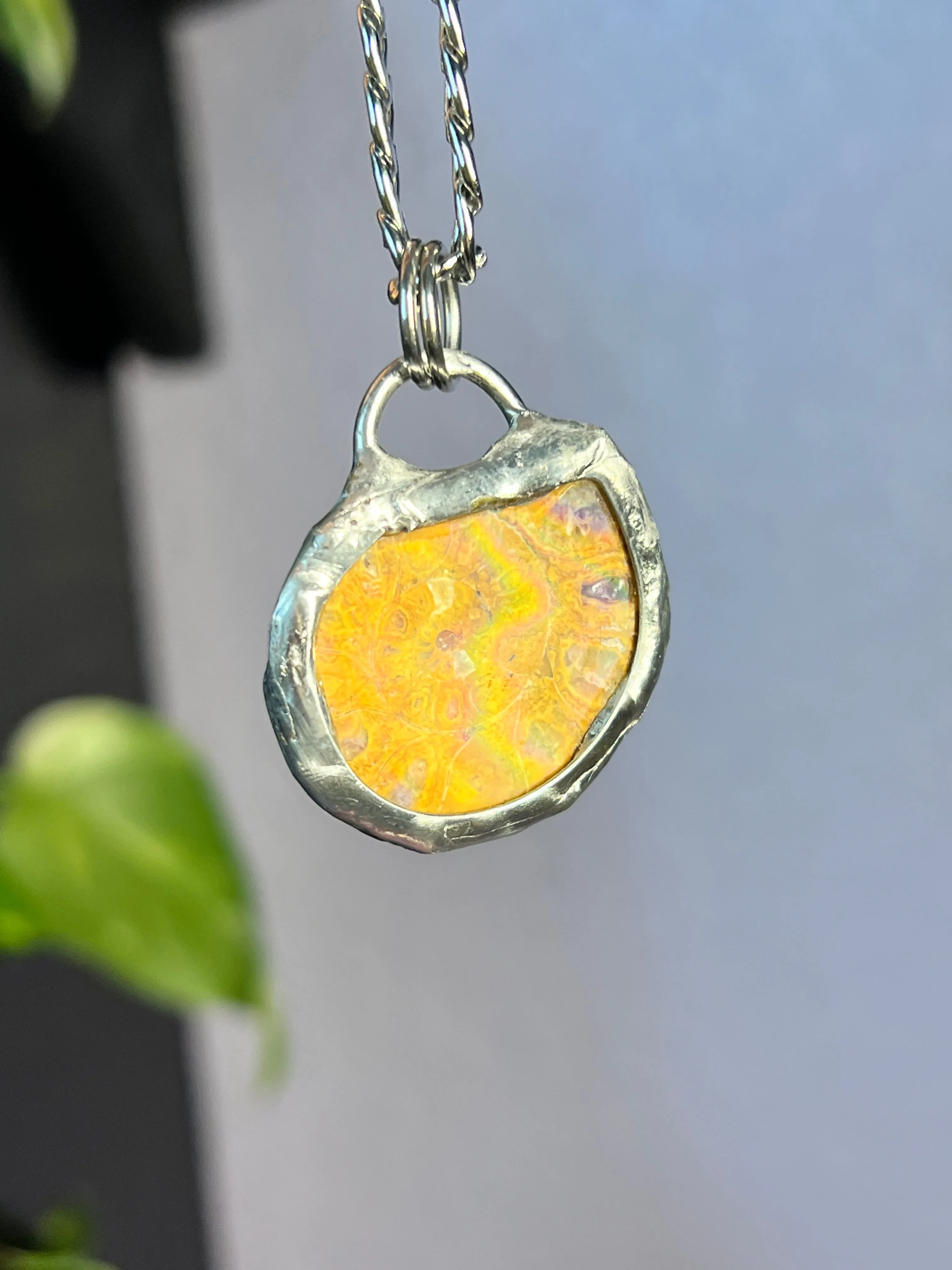 Holographic Ammonite amulet no.7