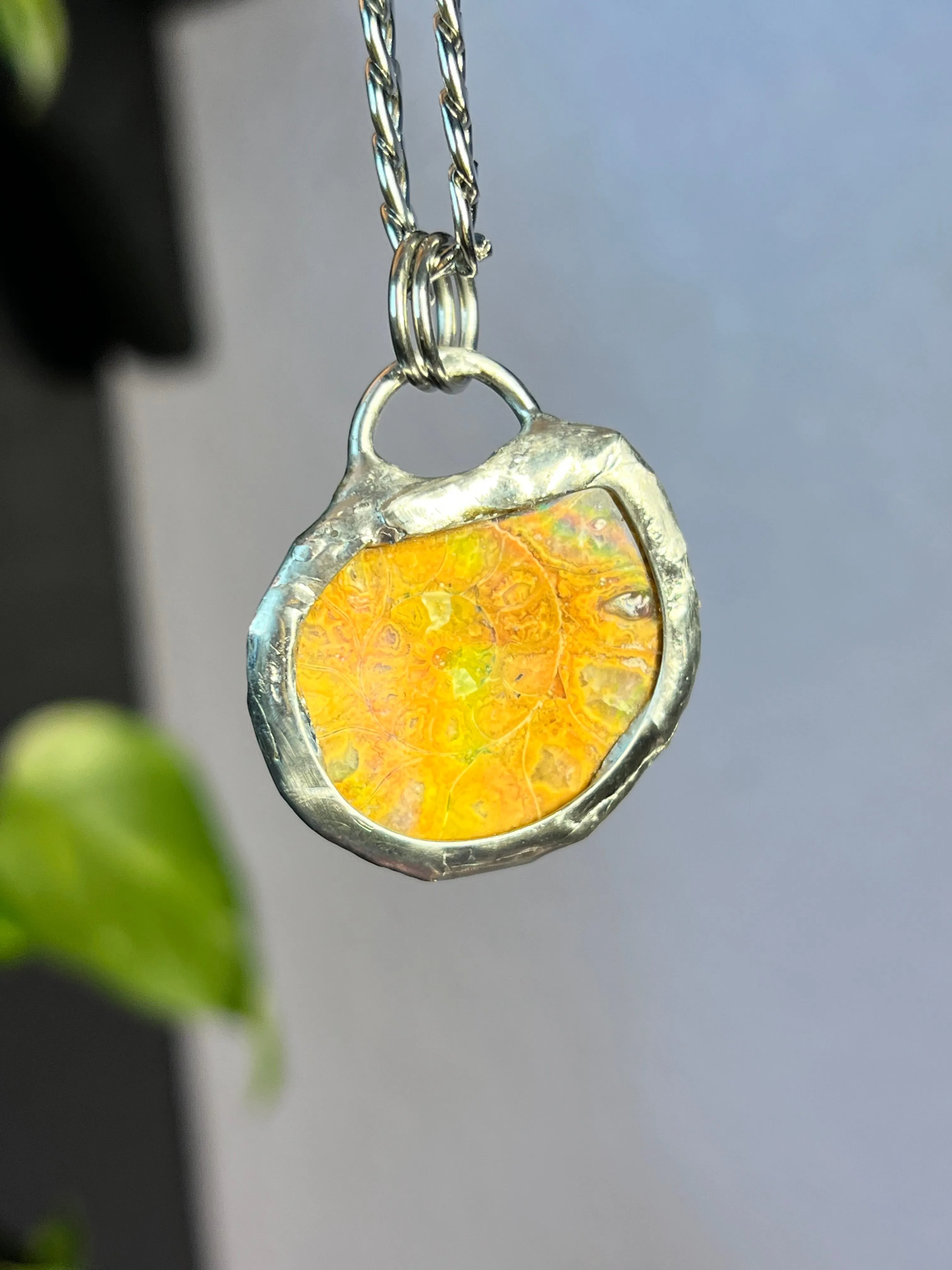 Holographic Ammonite amulet no.7