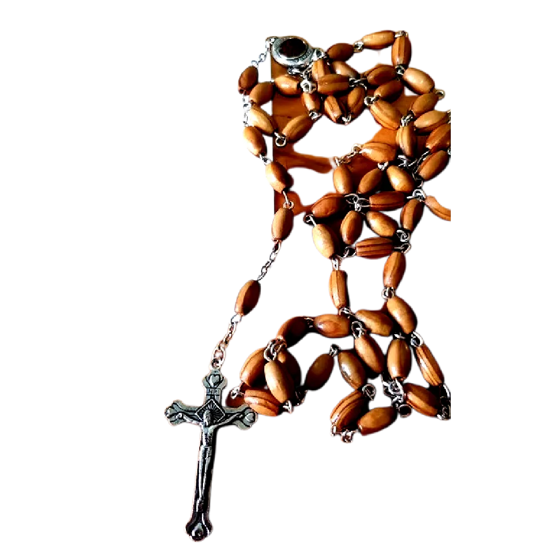 Holy Land Rosary Bethlehem Rosary Olive Wood Beads