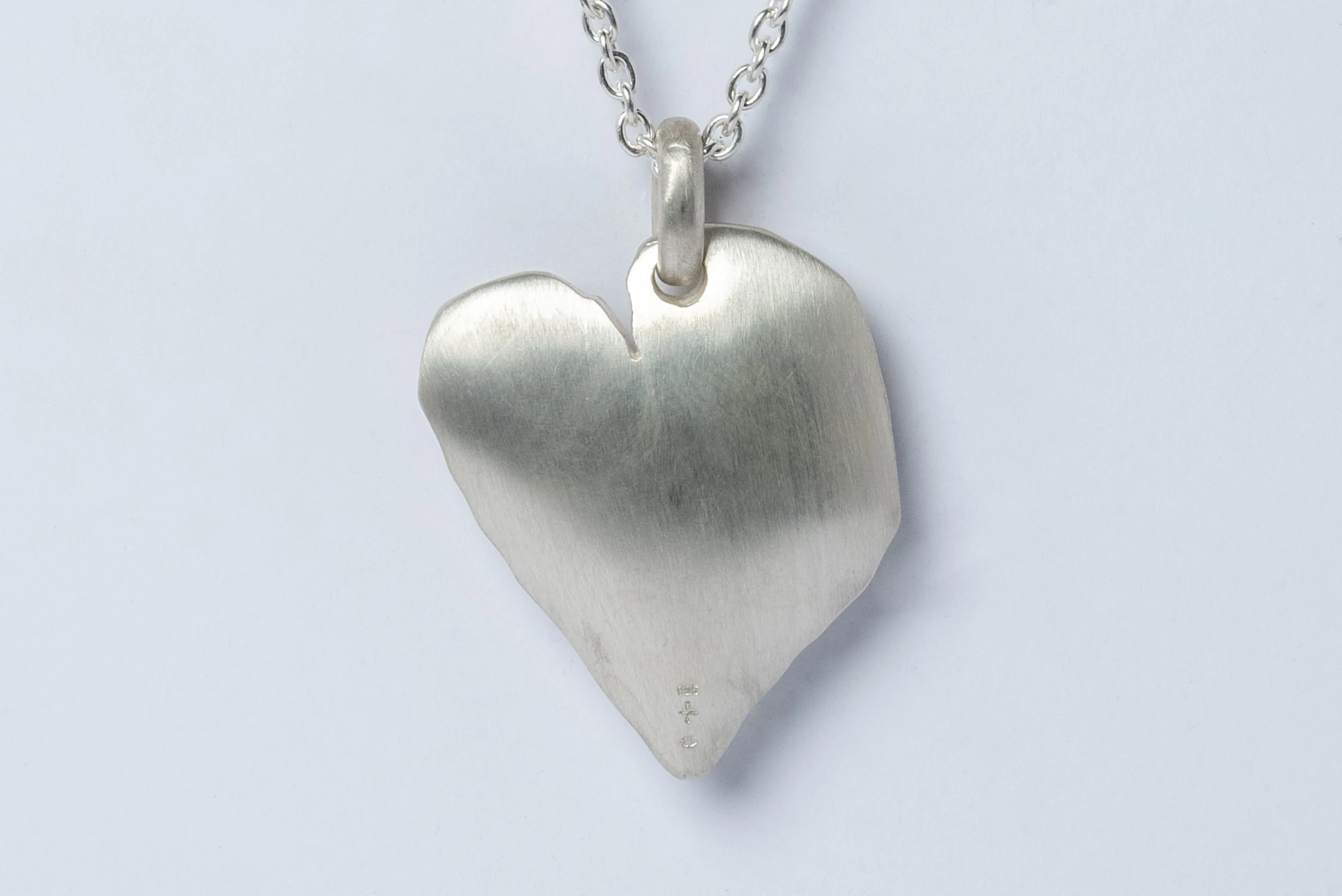 Jazz's Solid Heart Necklace (Little, Elbaite, MA ELB)