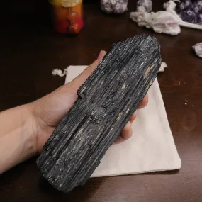 JUMBO Large Black Tourmaline Rod ~Display Specimen~ Protective and Grounding