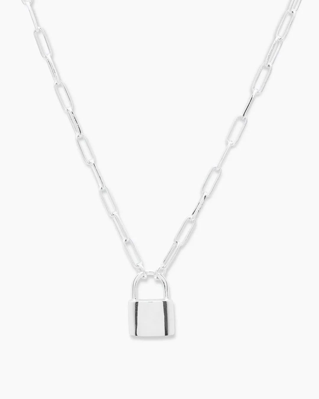 Kara Padlock Charm Necklace