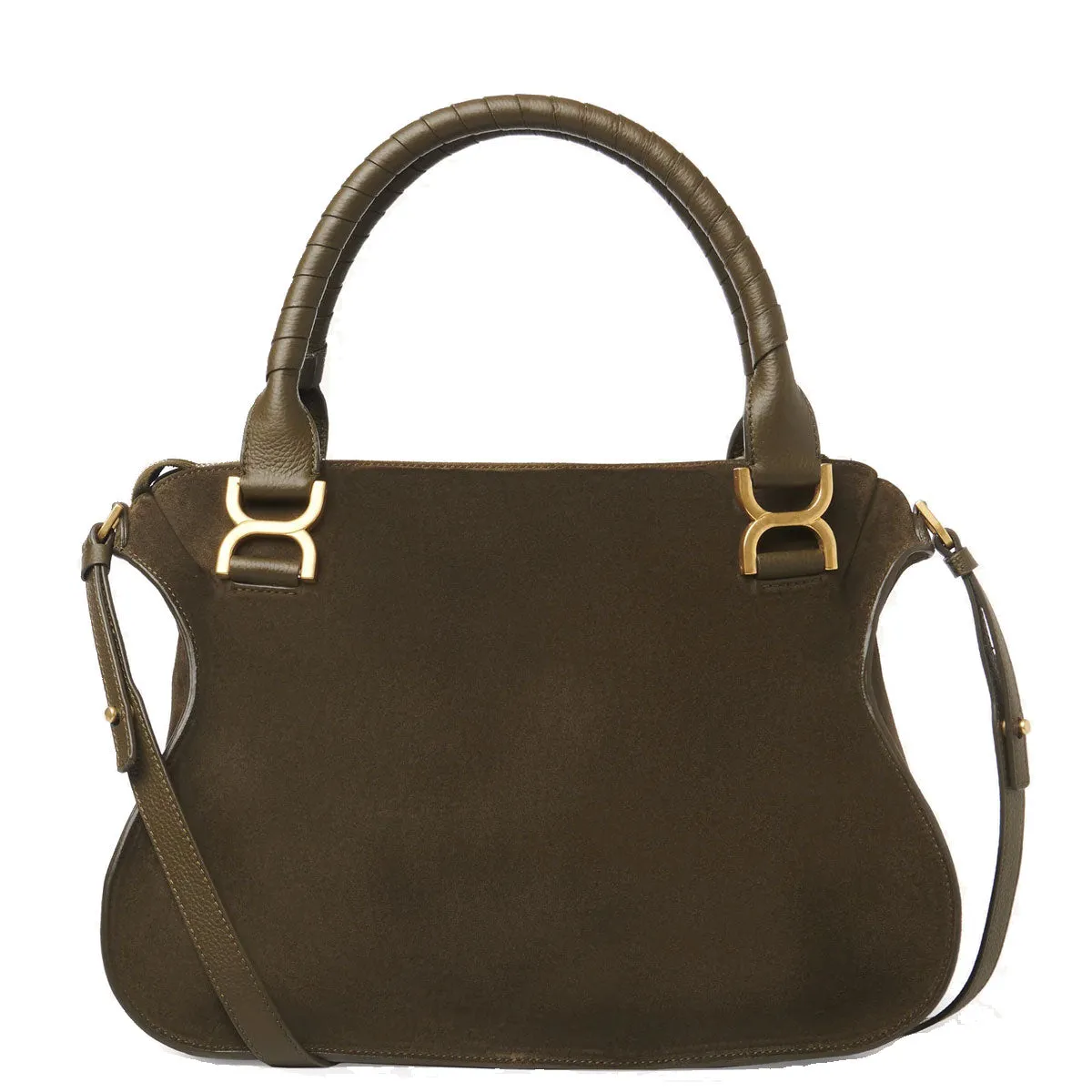 Marcie Medium Double Suede, Olive