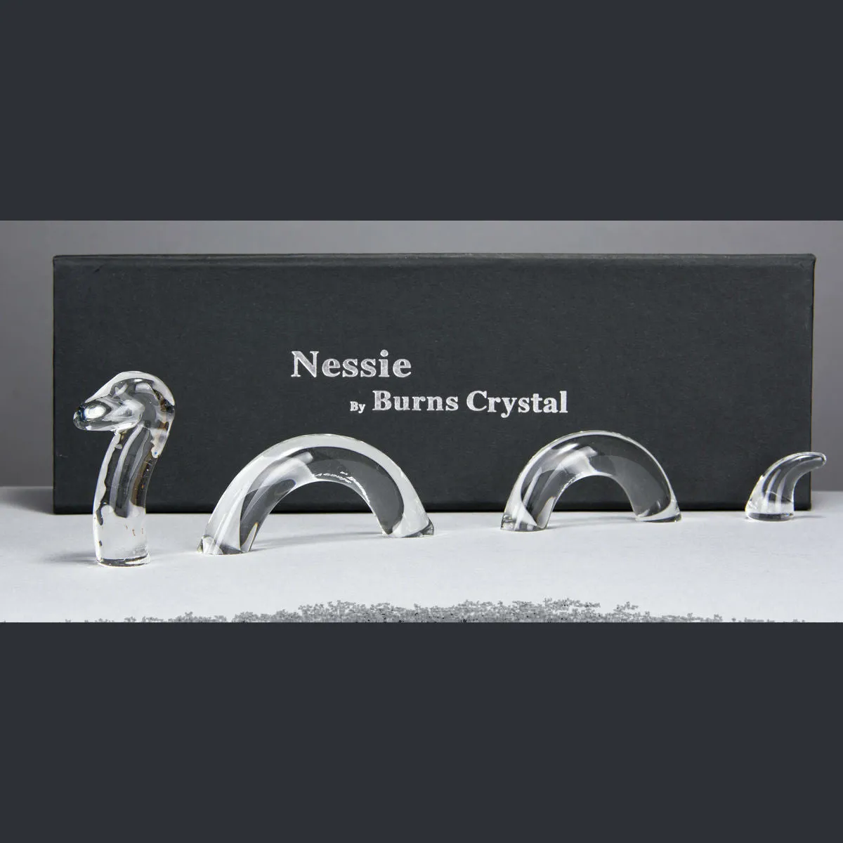 Nessie Figurine — Burns Crystal of Scotland