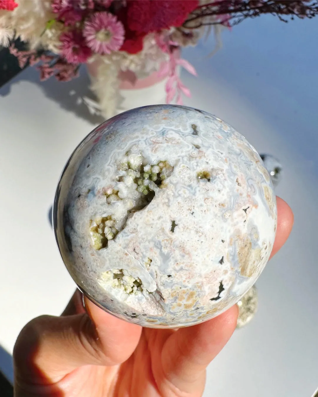 Ocean Jasper Sphere