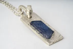 Plate Necklace SPECIMEN (U-Bolt Var., Adaptation, Texture Transfer, Tanzanite, MA TAN)