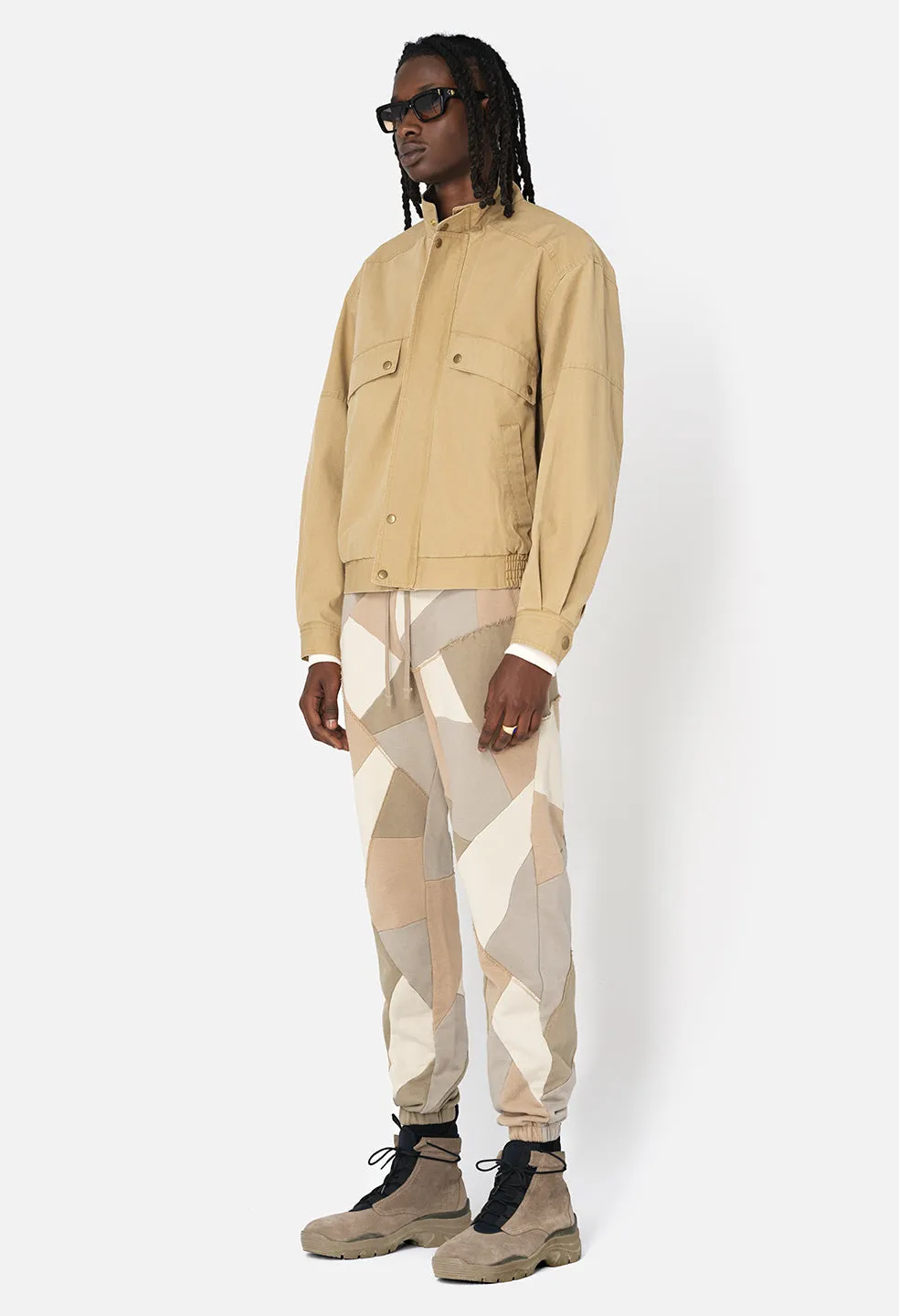 Quilted Sweats / Tan