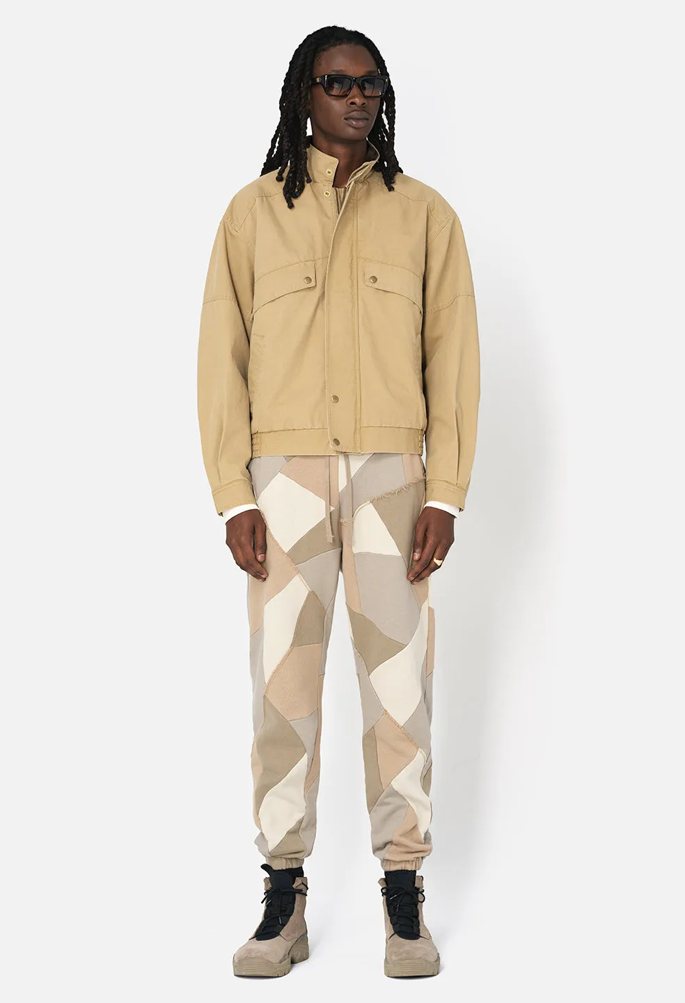 Quilted Sweats / Tan