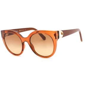 Salvatore Ferragamo SF1031S Sunglasses CRYSTAL CARAMEL/Brown Gradient Women's