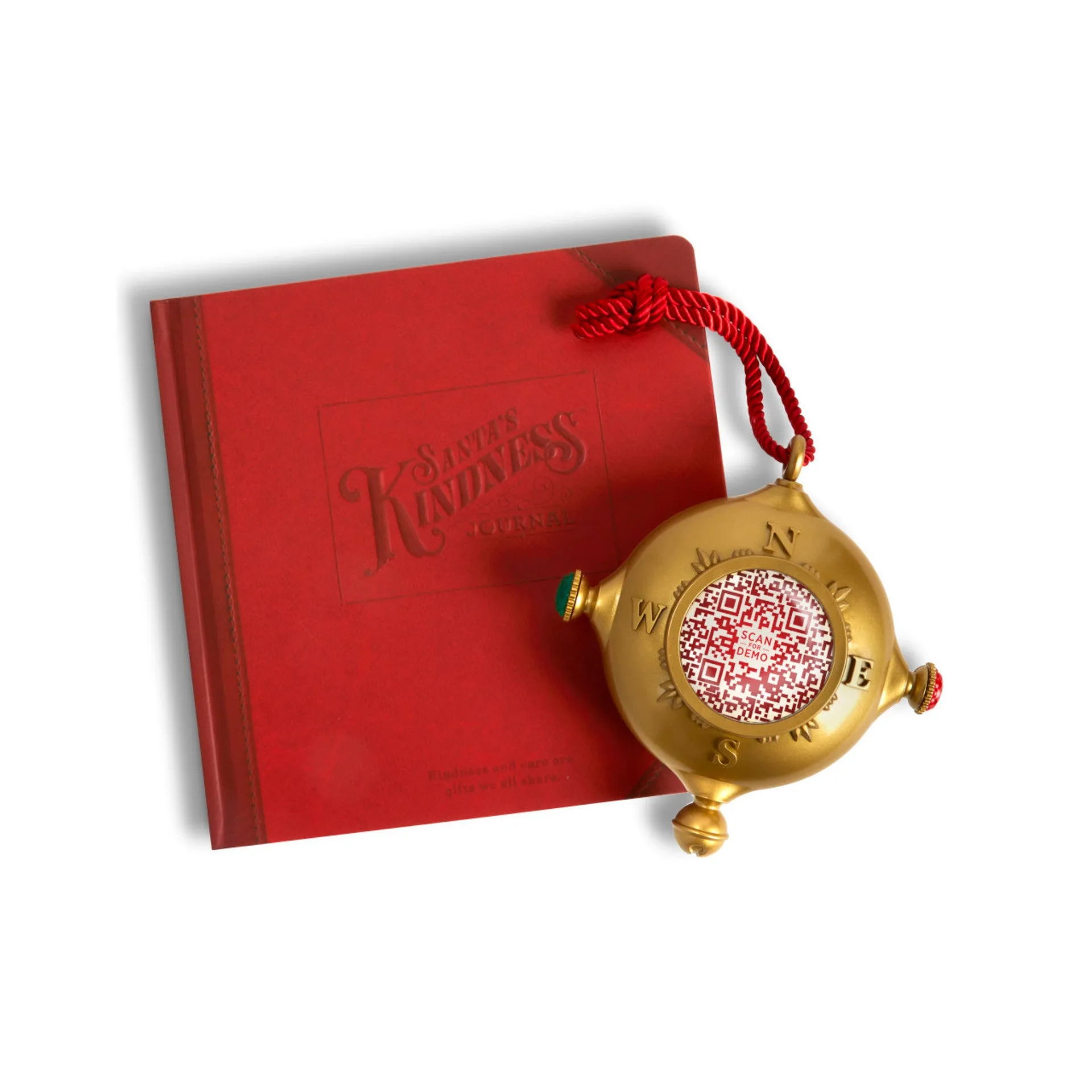 Santa's Kindness Ornament & Journal