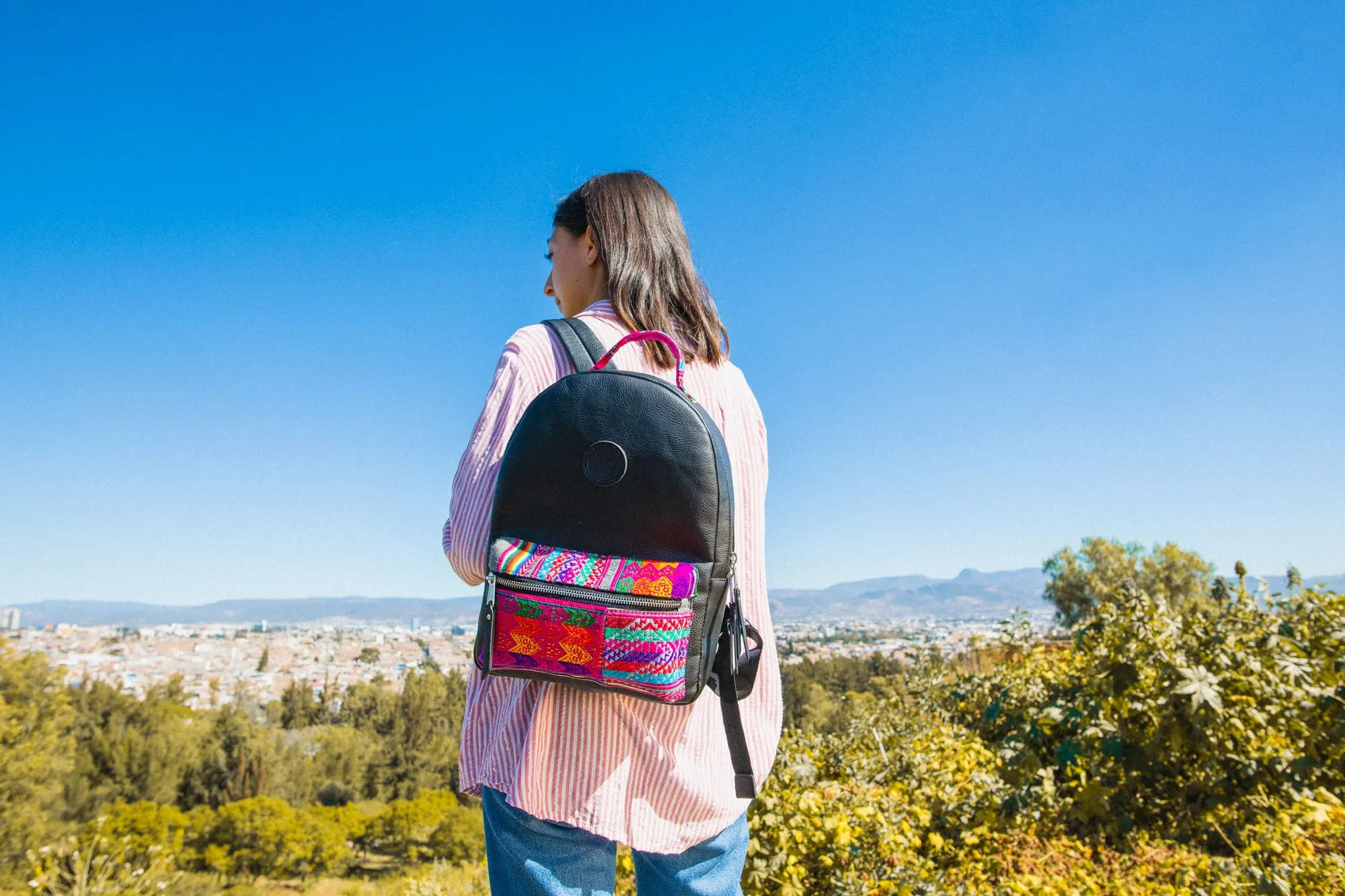 Slate Patchwork Backpack