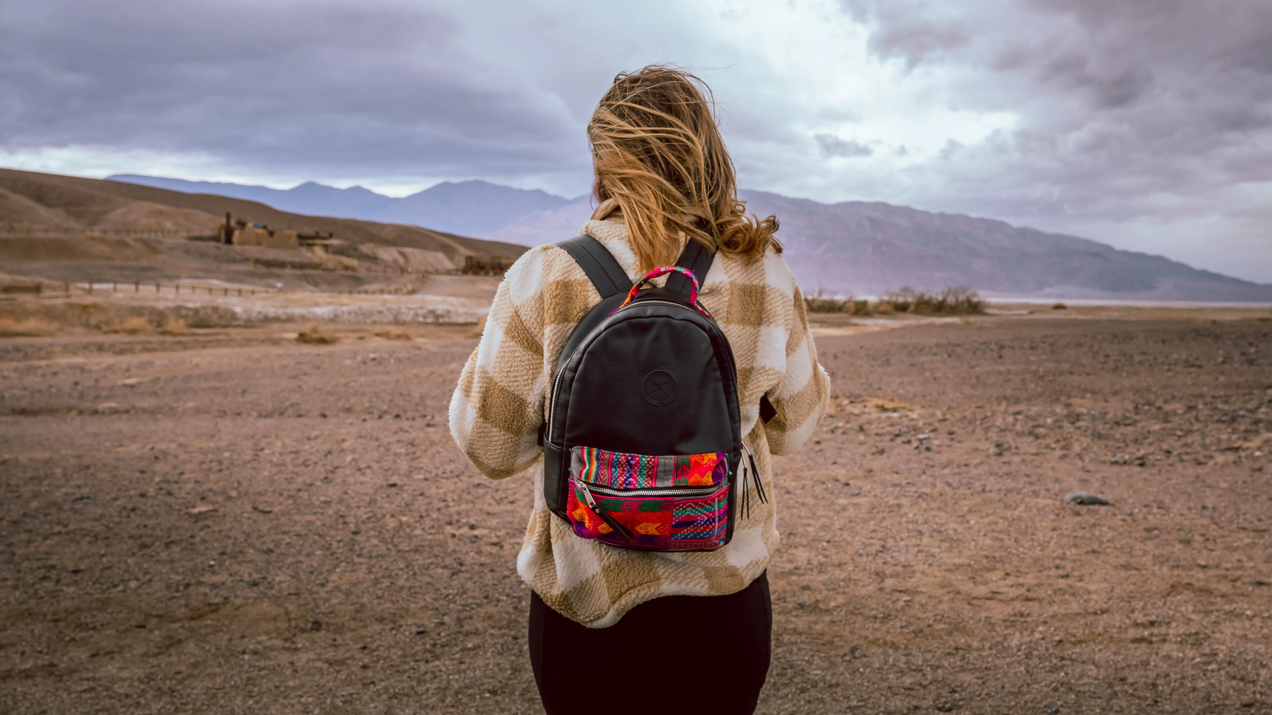 Slate Patchwork Backpack