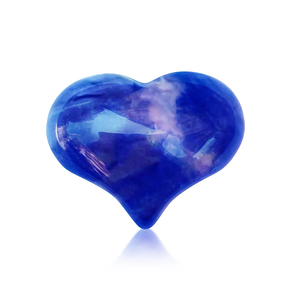 Sodalite Heart Shaped Healing Gemstone for Rational Thoughts