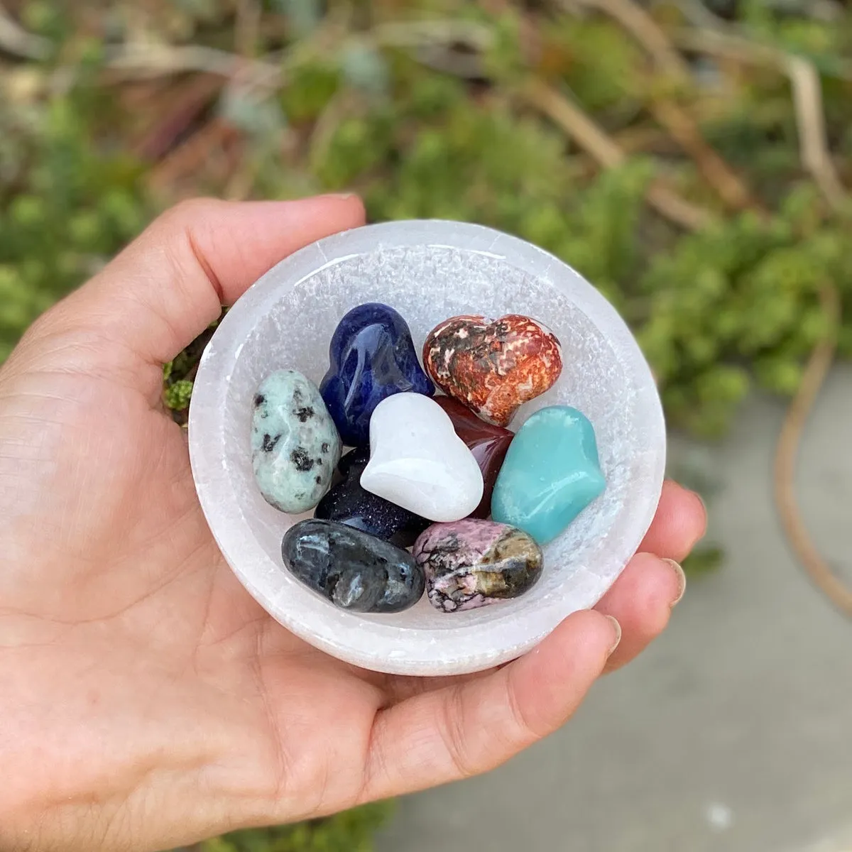 Sodalite Heart Shaped Healing Gemstone for Rational Thoughts