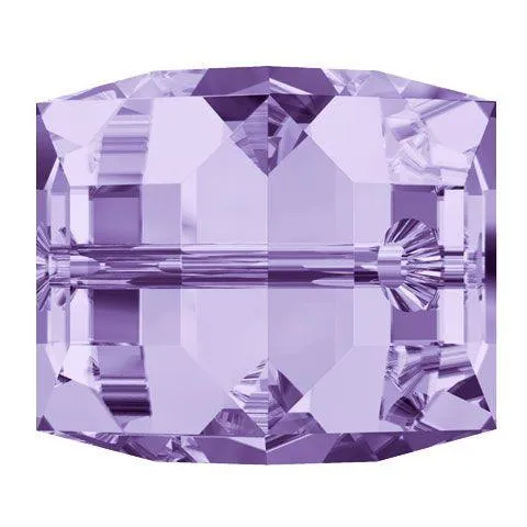 Swarovski 8mm Cube Bead - Tanzanite (1 Piece)