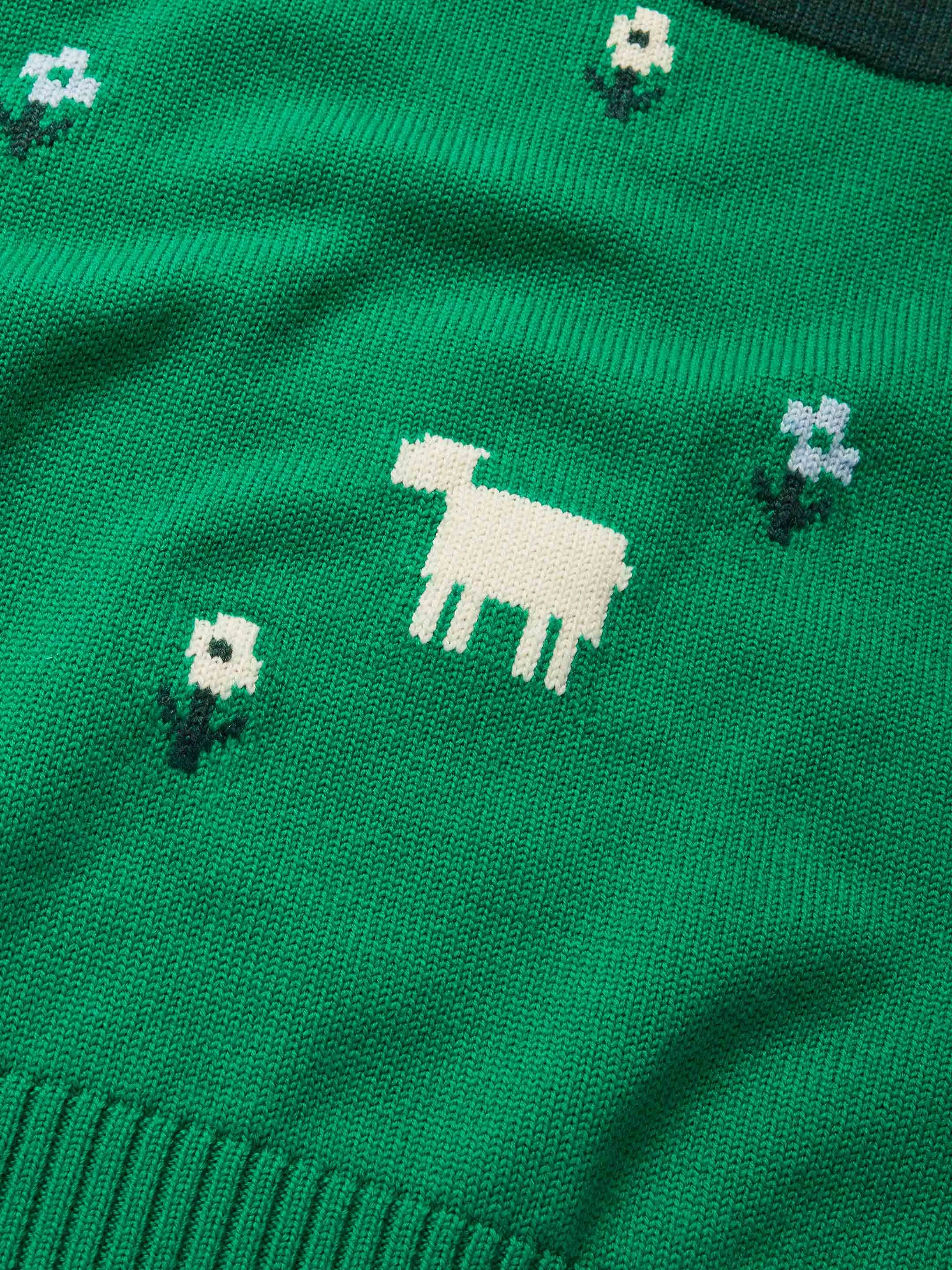 The Sheepscape Crewneck - Bottle Green