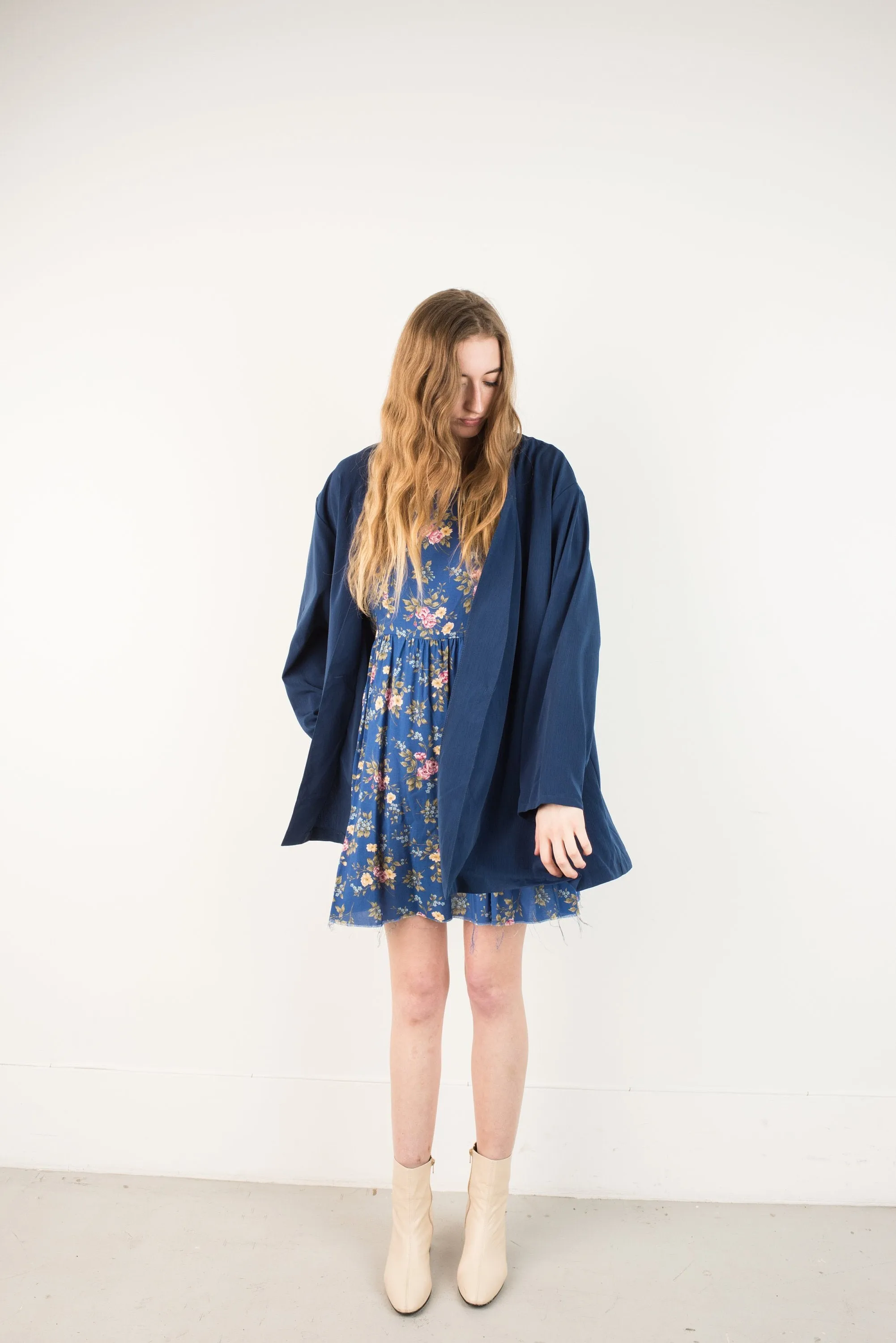 Vintage Night Sky Oversized Summer Jacket (S)