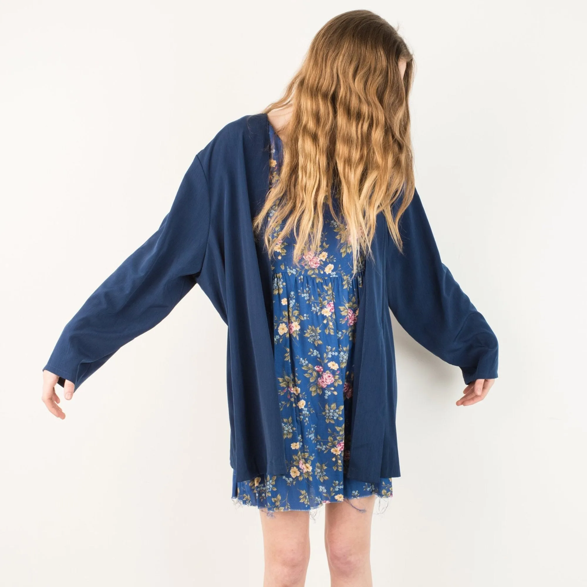 Vintage Night Sky Oversized Summer Jacket (S)