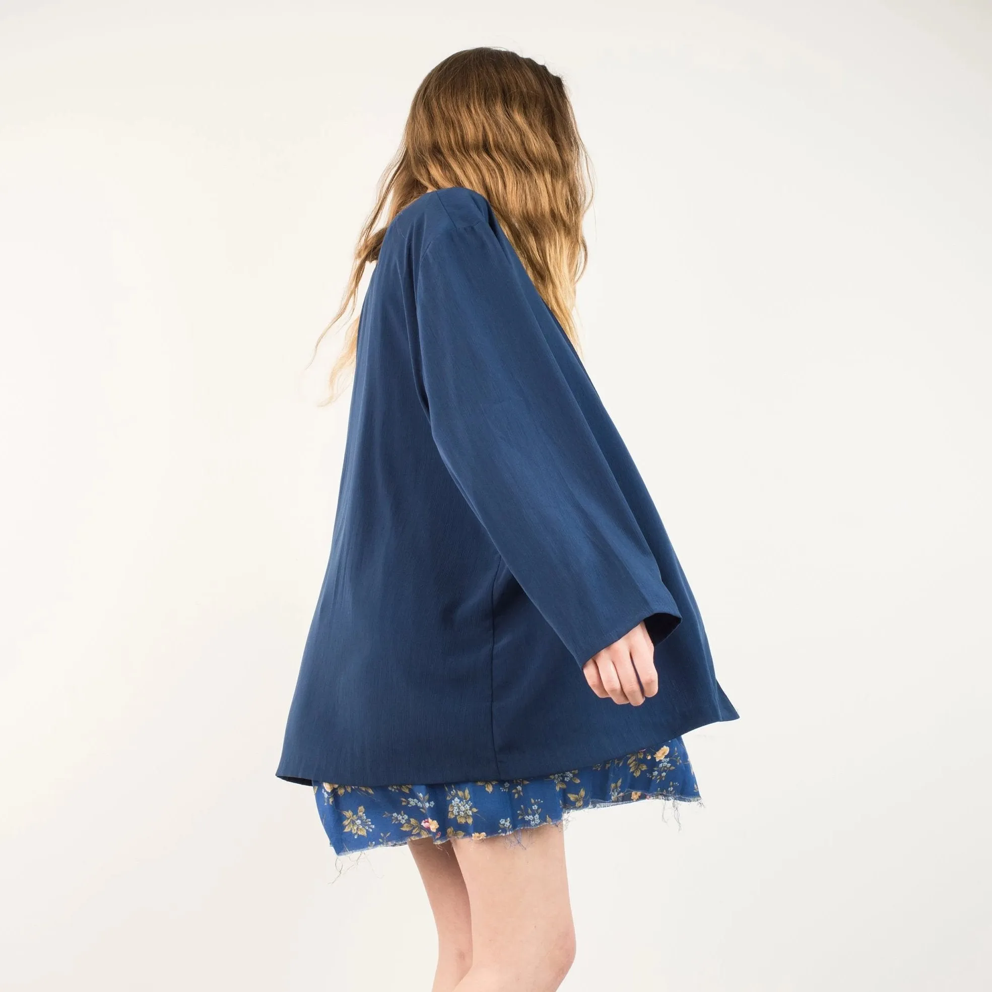 Vintage Night Sky Oversized Summer Jacket (S)