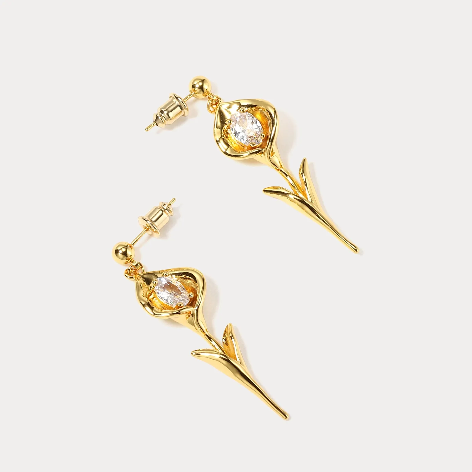 Vintage Tulip Earrings