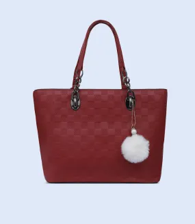 WB2783-MAROON-Women Shoulder Bag