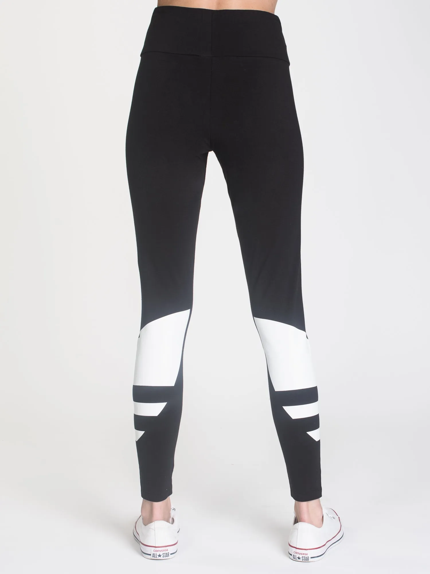 WOMENS LG LOGO TIGHT - BLACK/WHITE - CLEARANCE