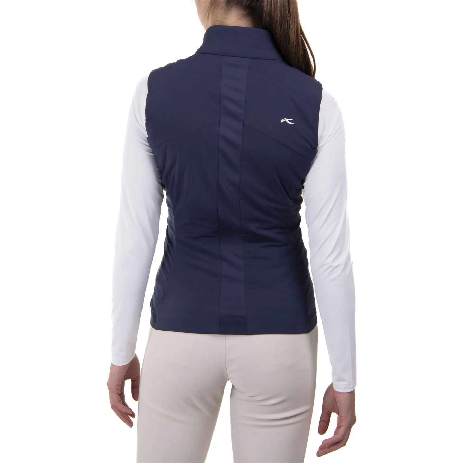 Womens Raditation Full Zip Regular Fit Gilet Atlanta Blue - 2024