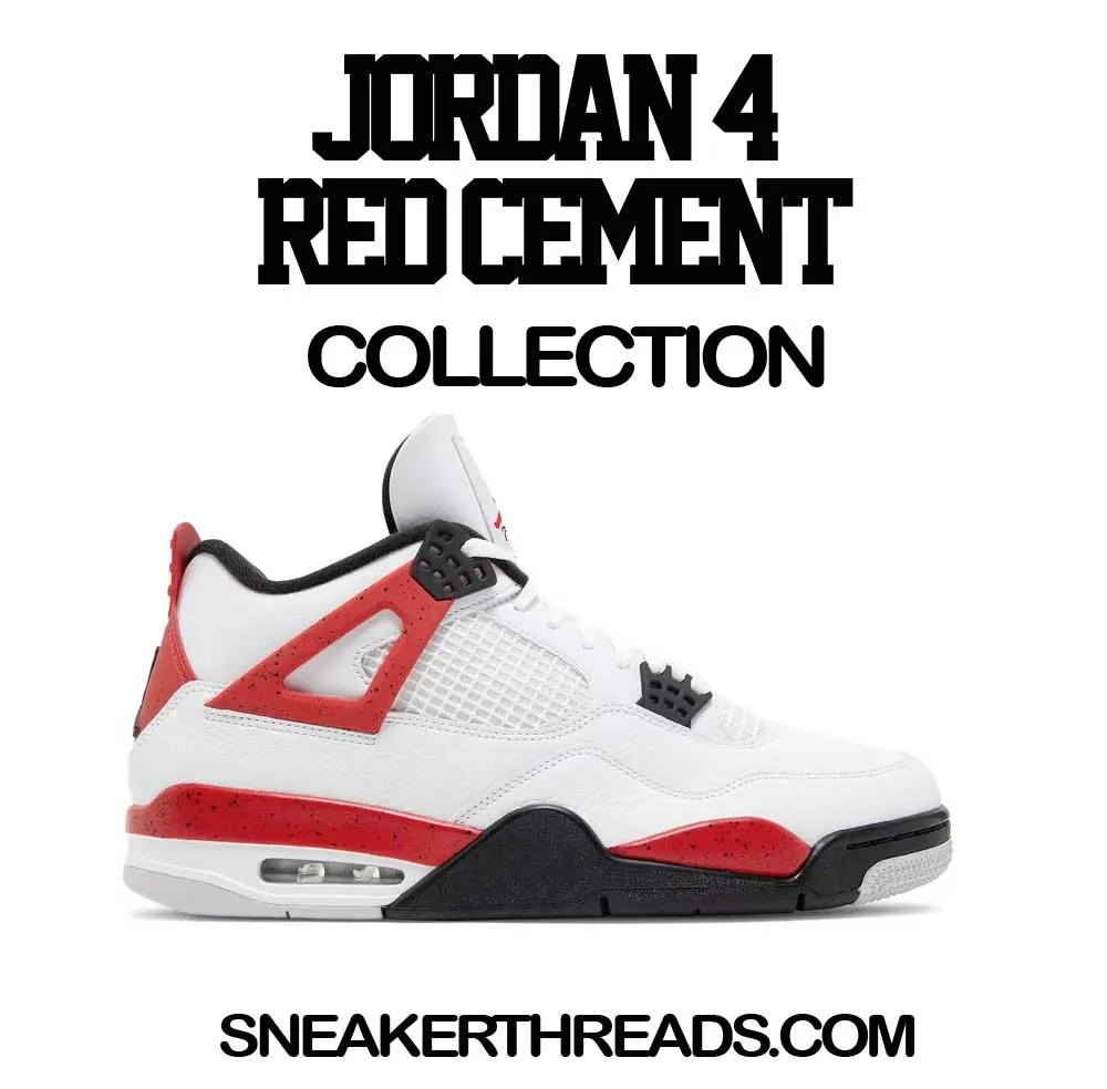 Womens Red Cement 4 Shirt - Fresh & Klean - Black